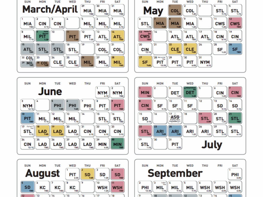 Mlb Cubs 2025 Schedule Felix I Madsen