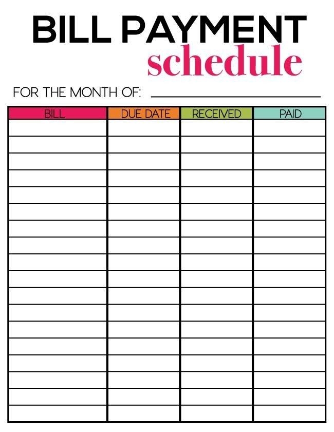 Monthly Bill Free Printable Bill Payment Checklist Printable Board Games Monthly Bill Free Printable Bill Payment Checklist Printable Board Games