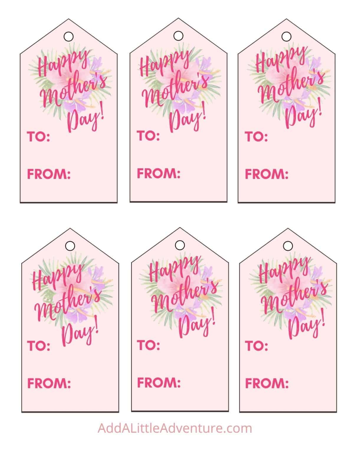 Mother 39 s Day Tags Free Printables Add A Little Adventure Mother 39 s Day Tags Free Printables Add A Little Adventure