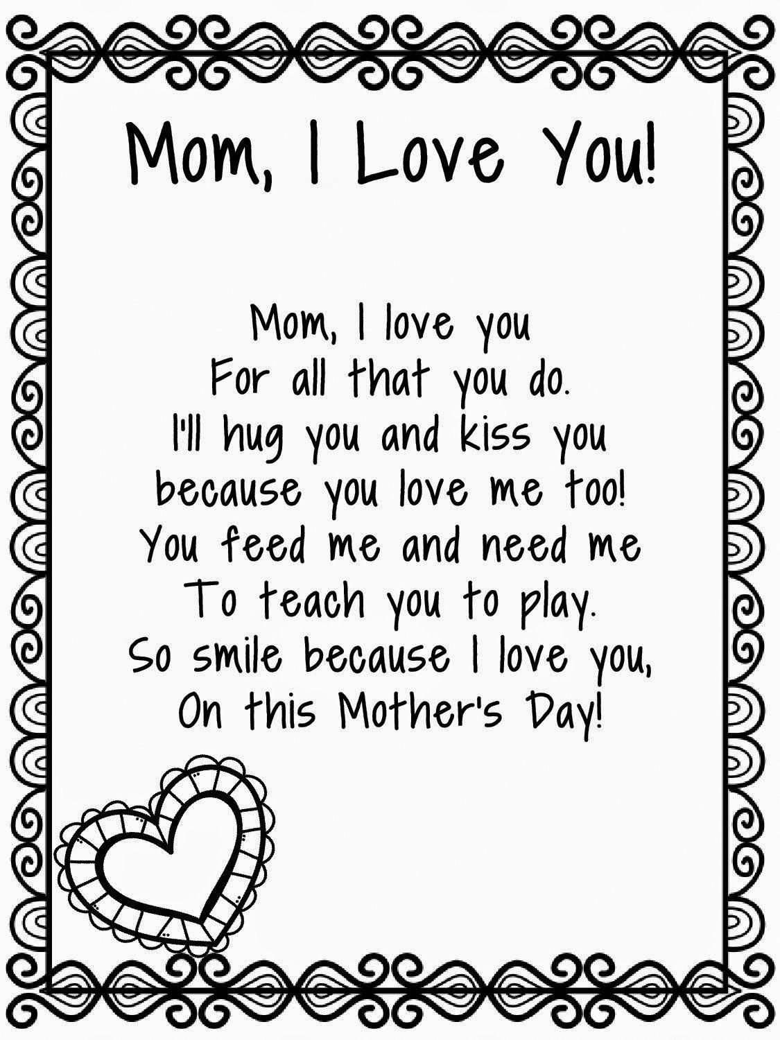 Mothers Day Poem Printables Printable Calendars AT A GLANCE Mothers Day Poem Printables Printable Calendars AT A GLANCE