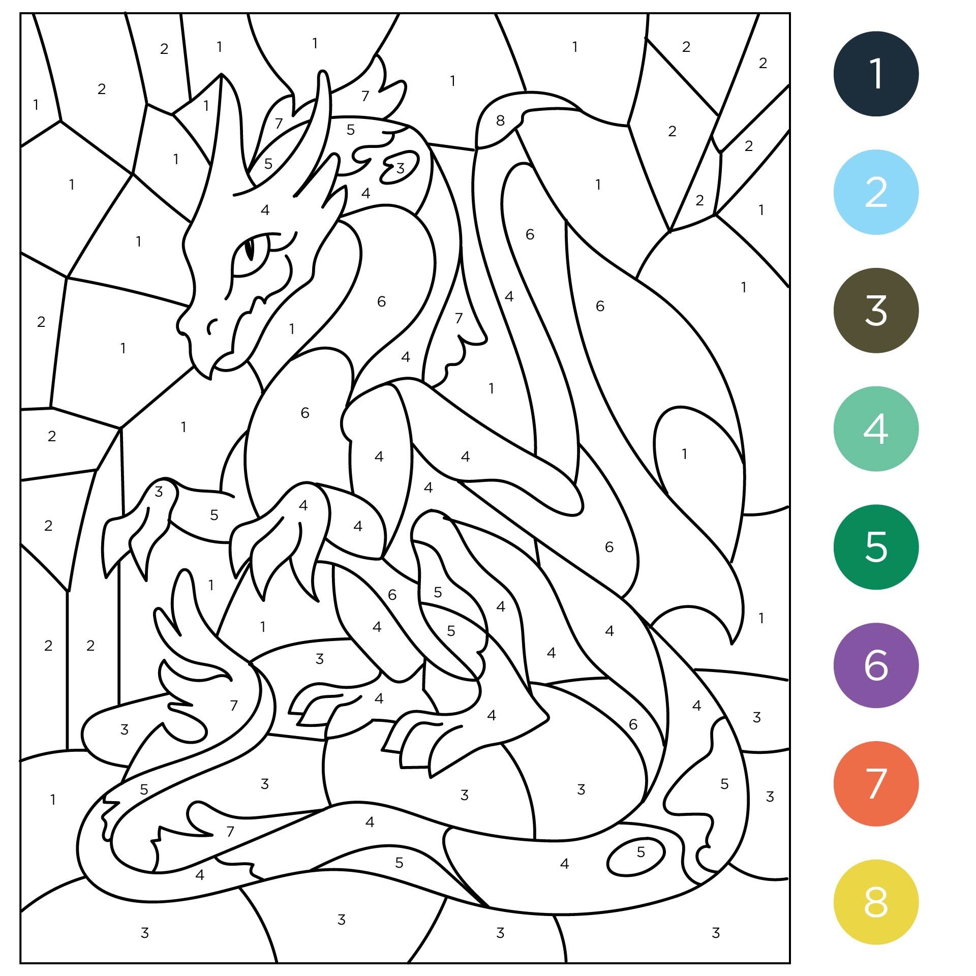 Mystery Mosaics 10 Free PDF Printables Printablee Coloring Book 