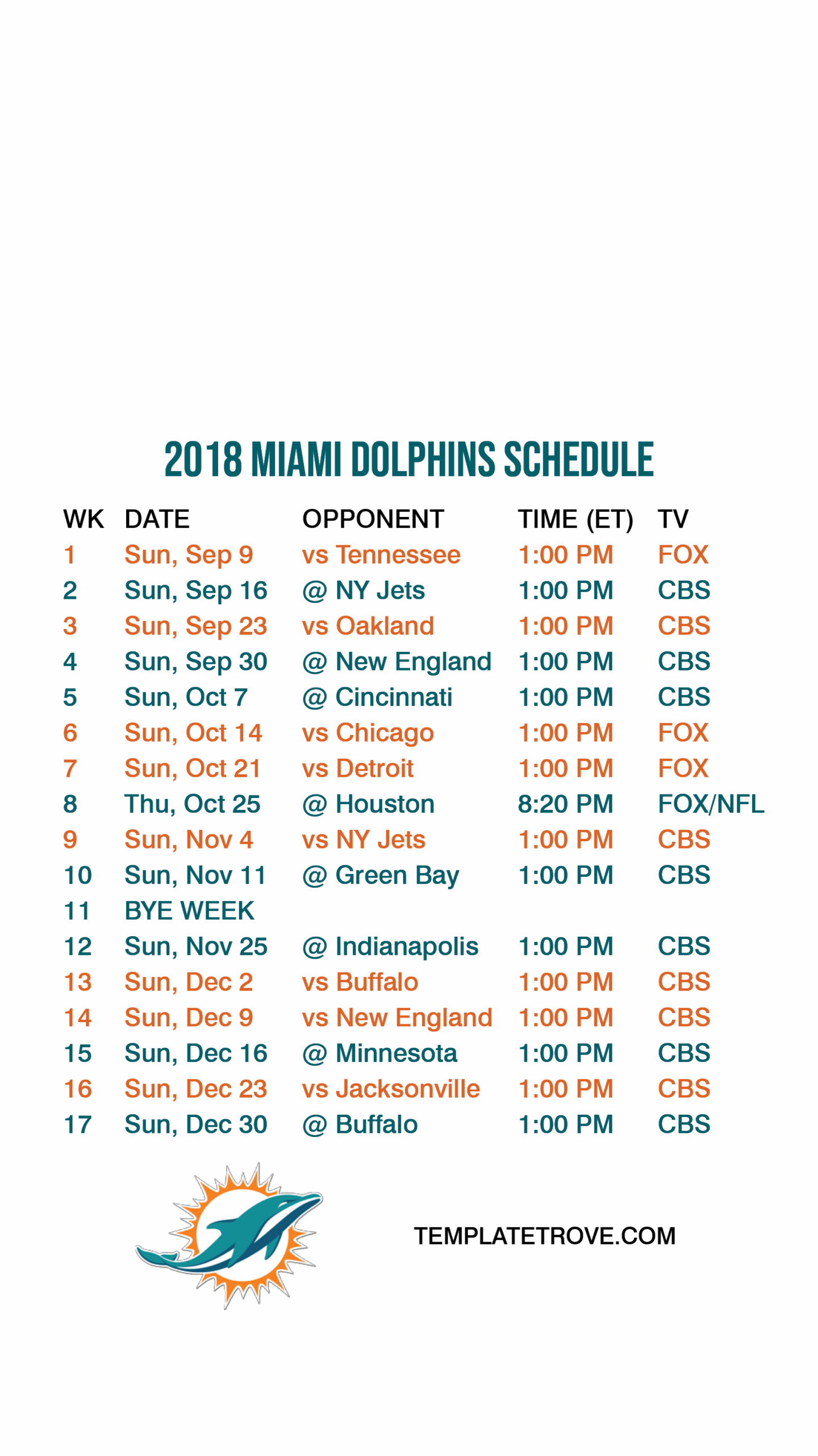 Nfl Schedule 2025 2025 Season Miami Dolphins William D Parker Nfl Schedule 2025 2025 Season Miami Dolphins William D Parker