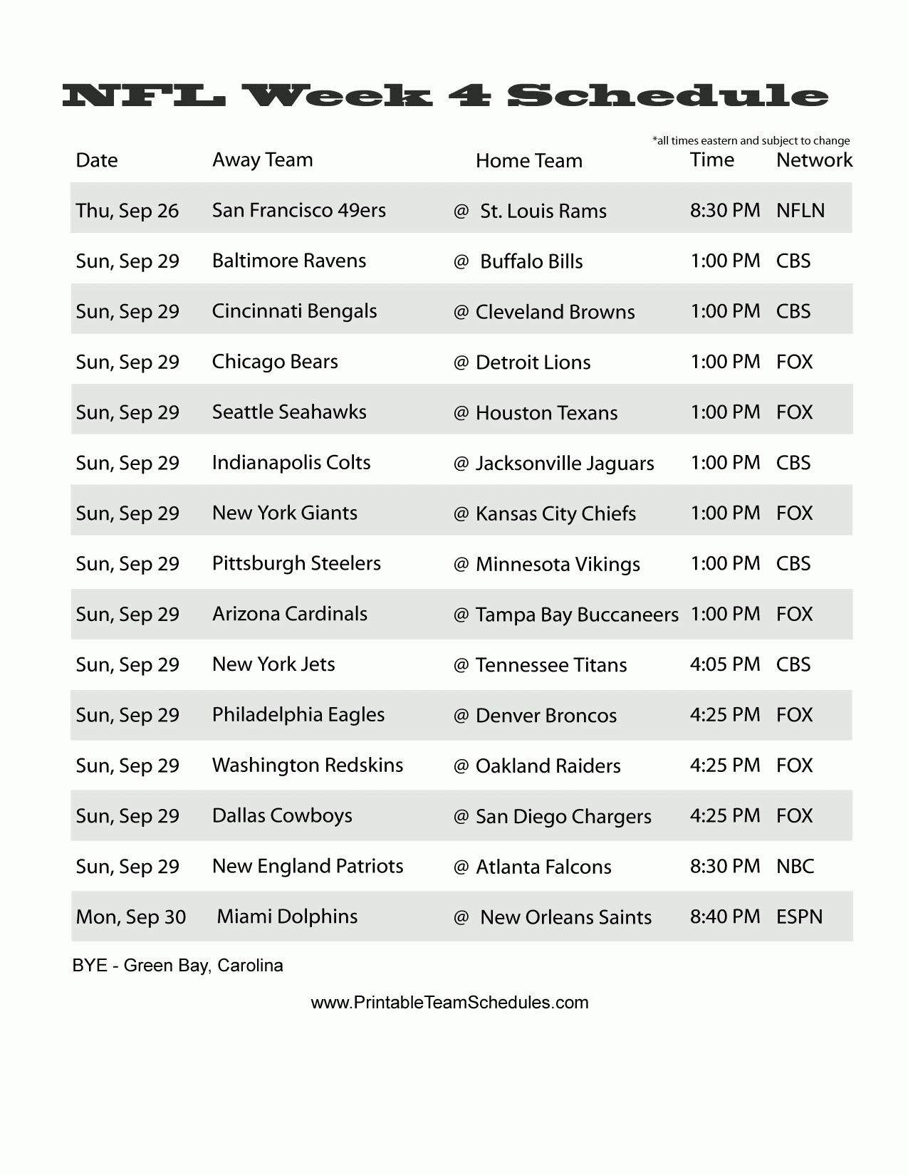 Nfl Week One Schedule 2025 Mohammad J Rasmussen