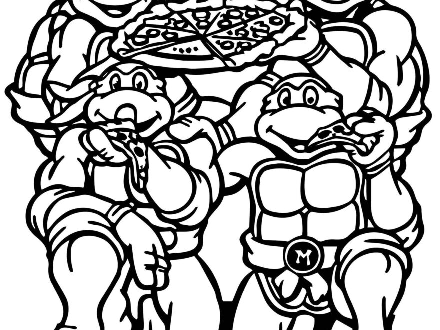 Ninja Turtles Coloring Page Coloring Pages
