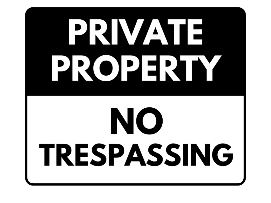 No Trespassing Sign Printable Templates Free PDF Downloads