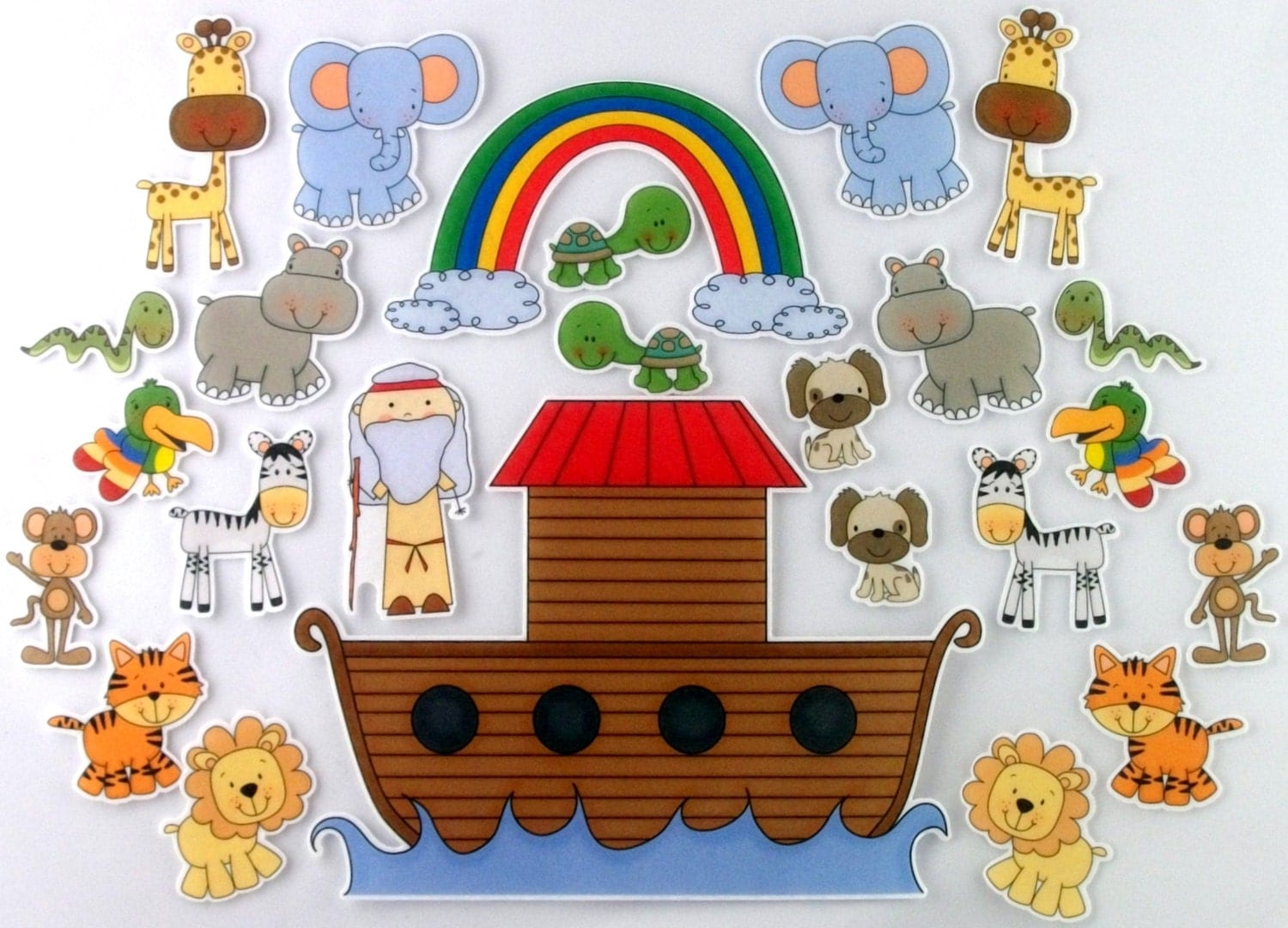 Noah 39 s Ark Felt Board Bible Story Set By ByMaree On Etsy