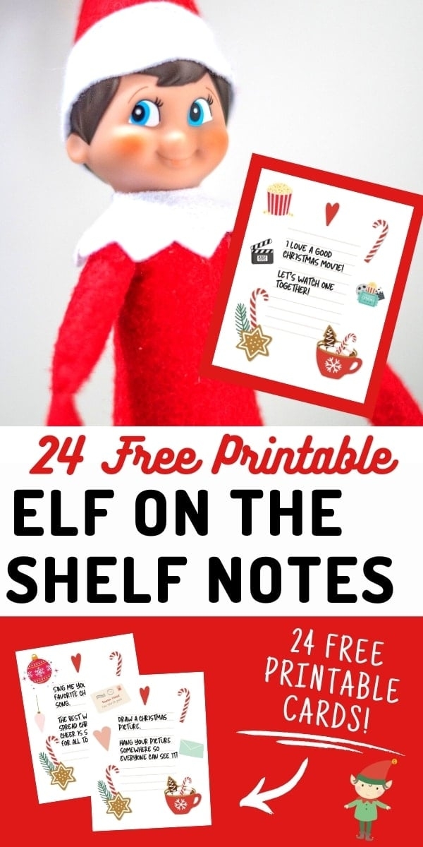 Notes From The Elf On The Shelf Printables