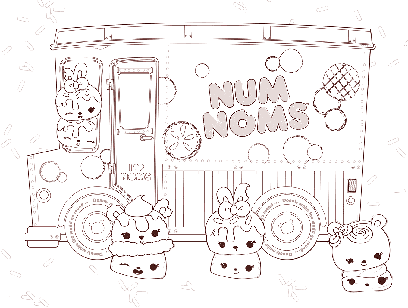 Num Noms Coloring Pages Best Coloring Pages For Kids
