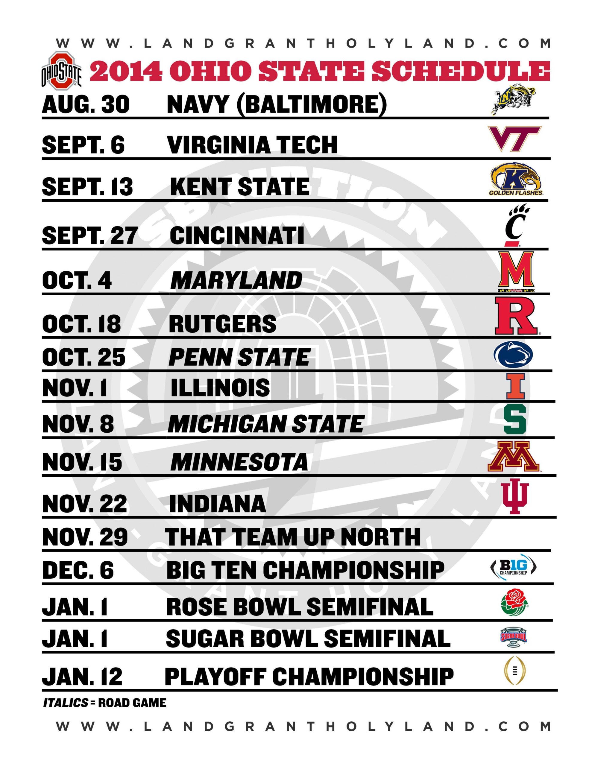 Ohio State Buckeyes Football Schedule 2025 Tv Schedule Taylah S Longmore
