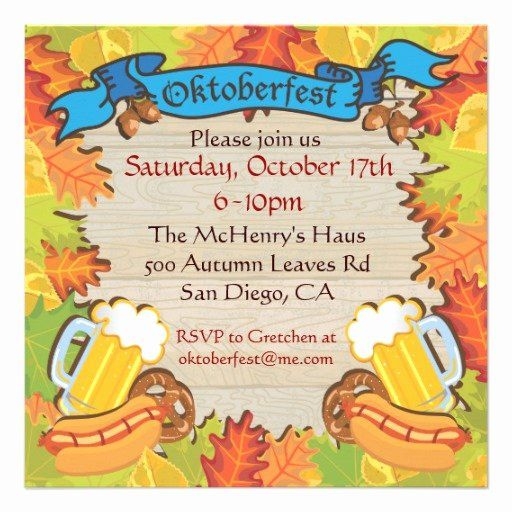 Oktoberfest Invite Template Free