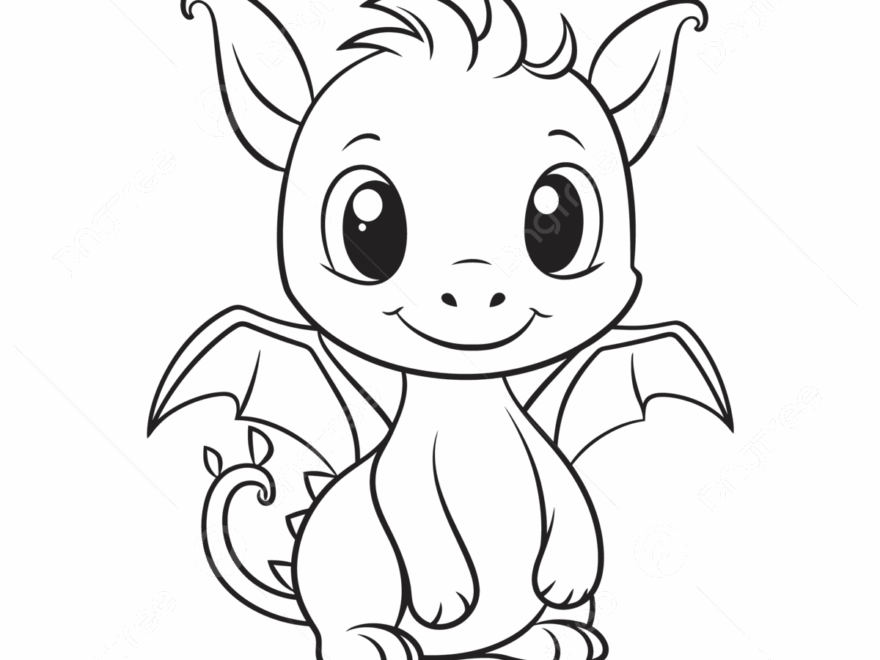Outline Drawings Of Dragons