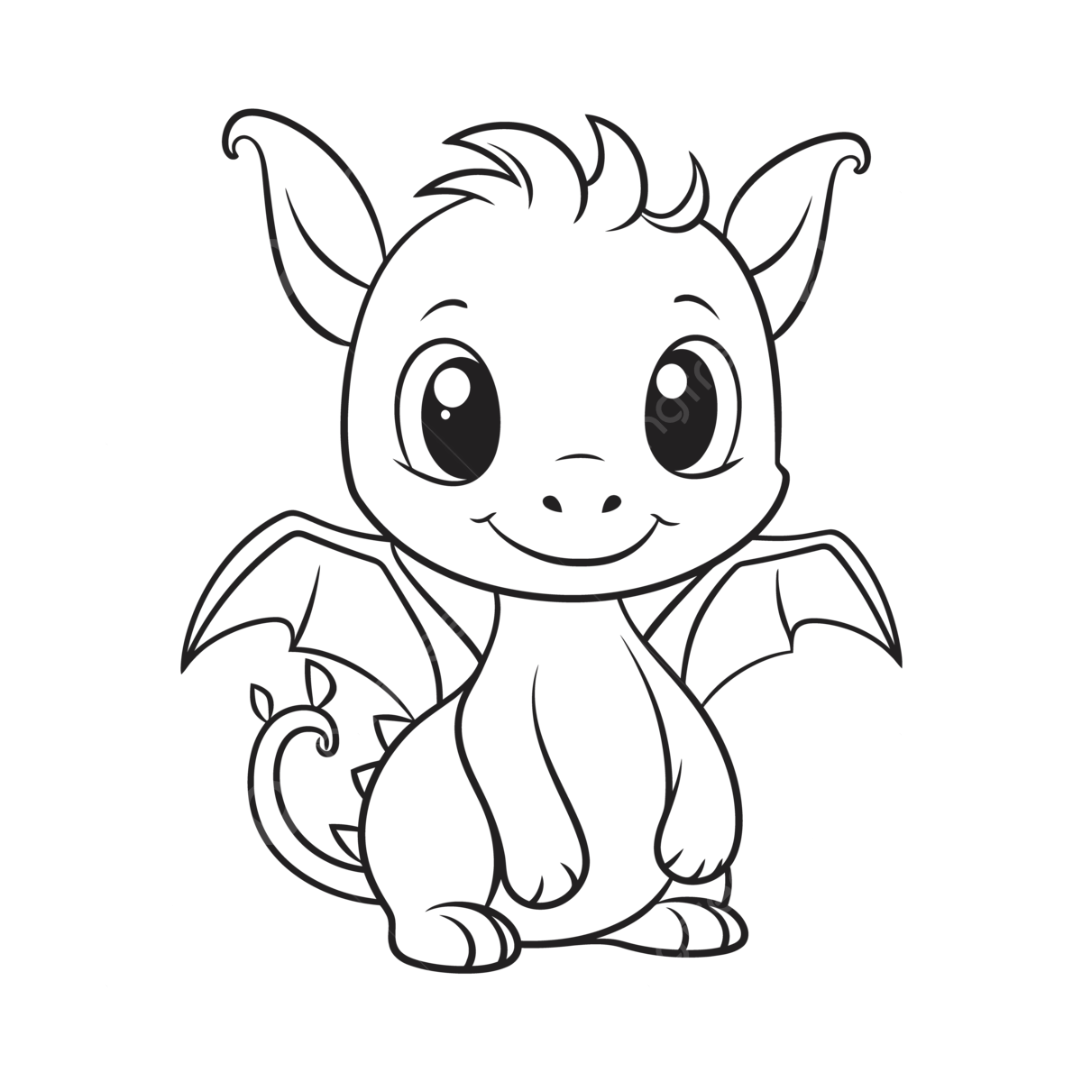 Outline Drawings Of Dragons
