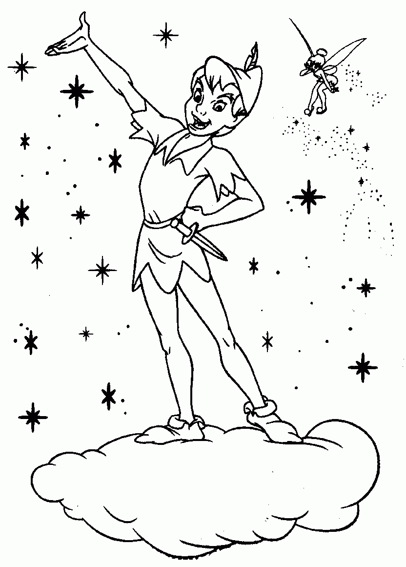 Peter Pan Coloring Pages To Download And Print For Free