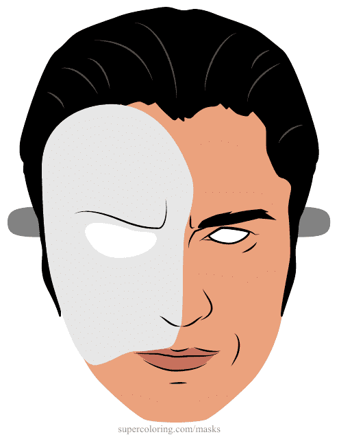 Phantom Of The Opera Mask Printable