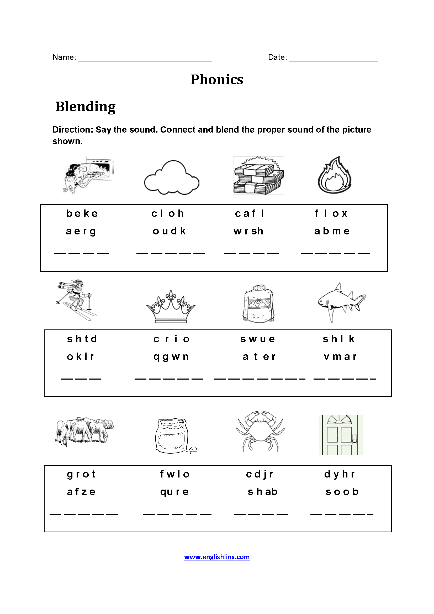 Phonics Worksheets For Adults Printable Printable Worksheets