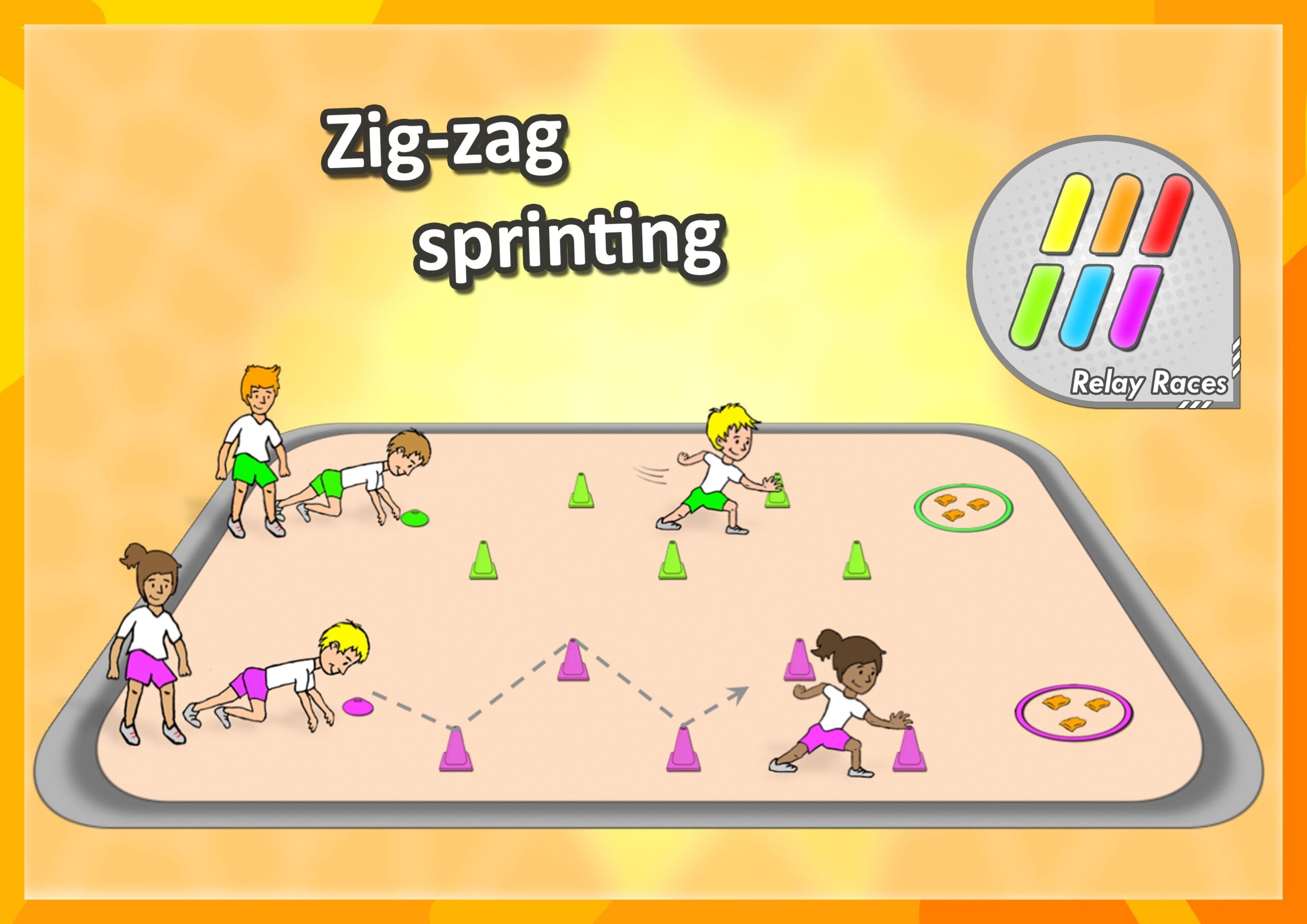 Printable Physical Activity Race For Elementary Students