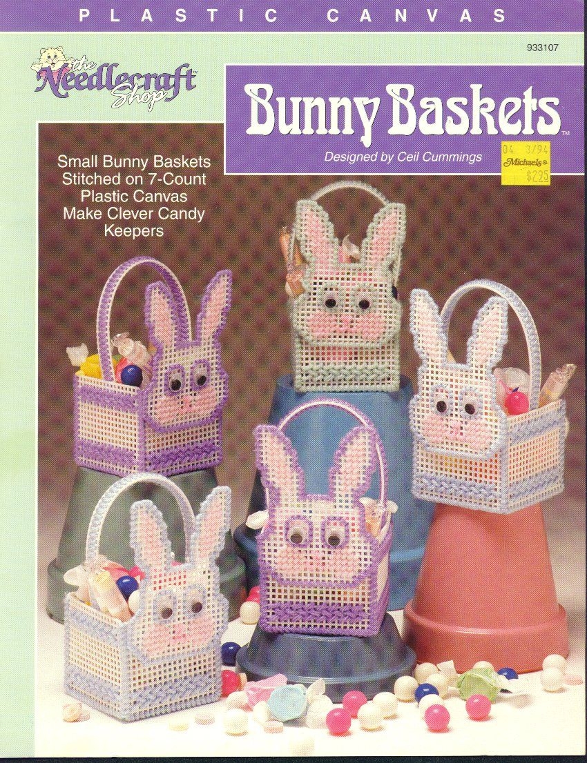 Plastic Canvas Easter Basket Patterns Free Bunny Is 5 3 8 39 X 8 3 4 