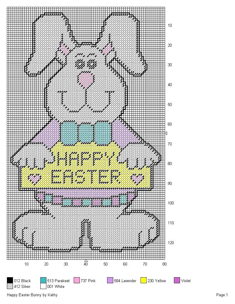 Free Printable Easter Plastic Canvas Patterns