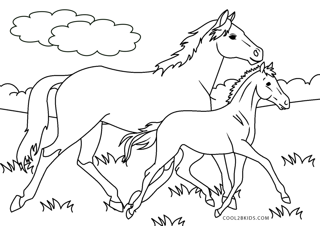 Pony Horse Coloring Page Free And Printable Vrogue co