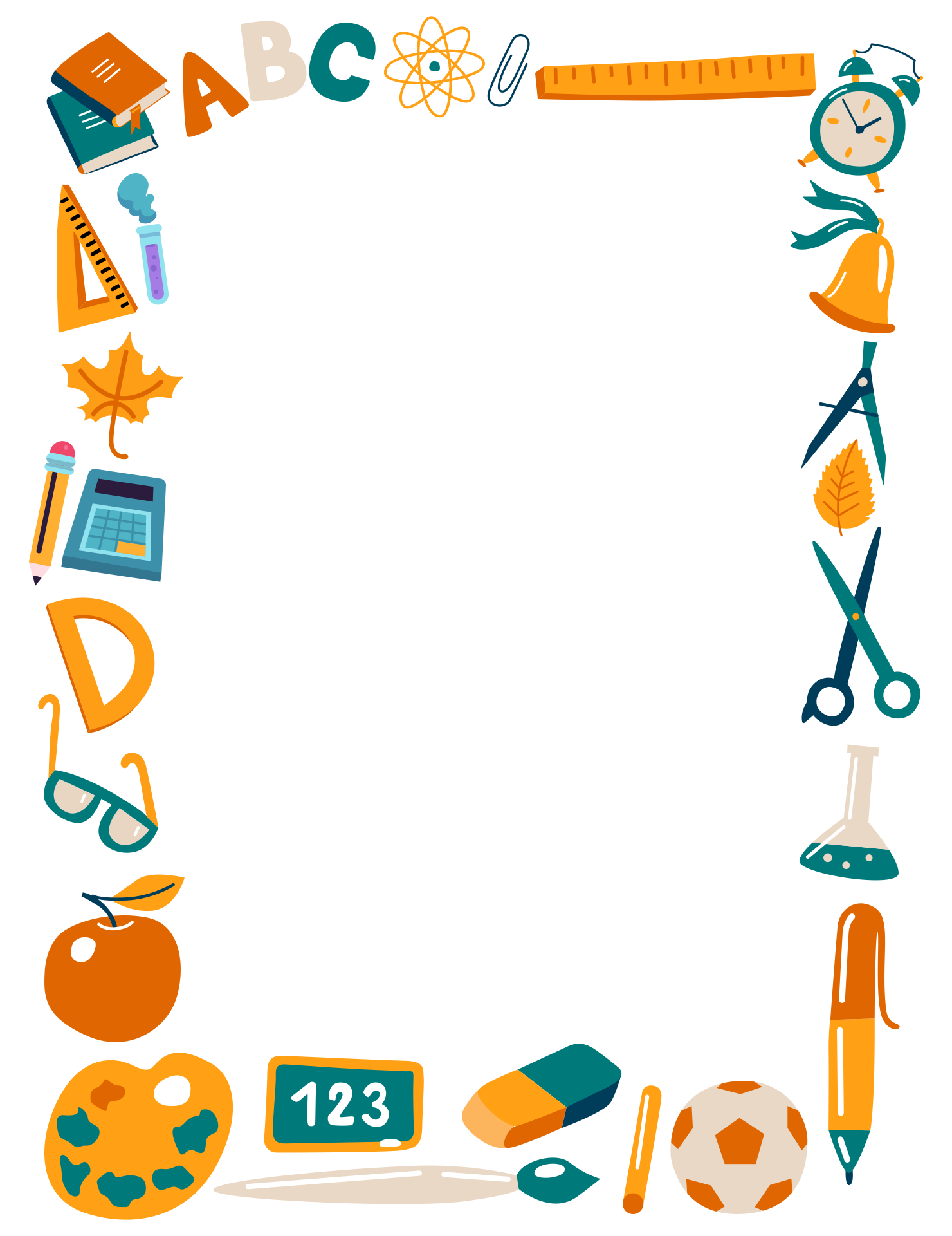 Preschool Border Frame 10 Free PDF Printables Printablee 