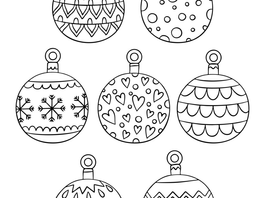 Preschool Christmas Ornaments 13 Free PDF Printables Printablee
