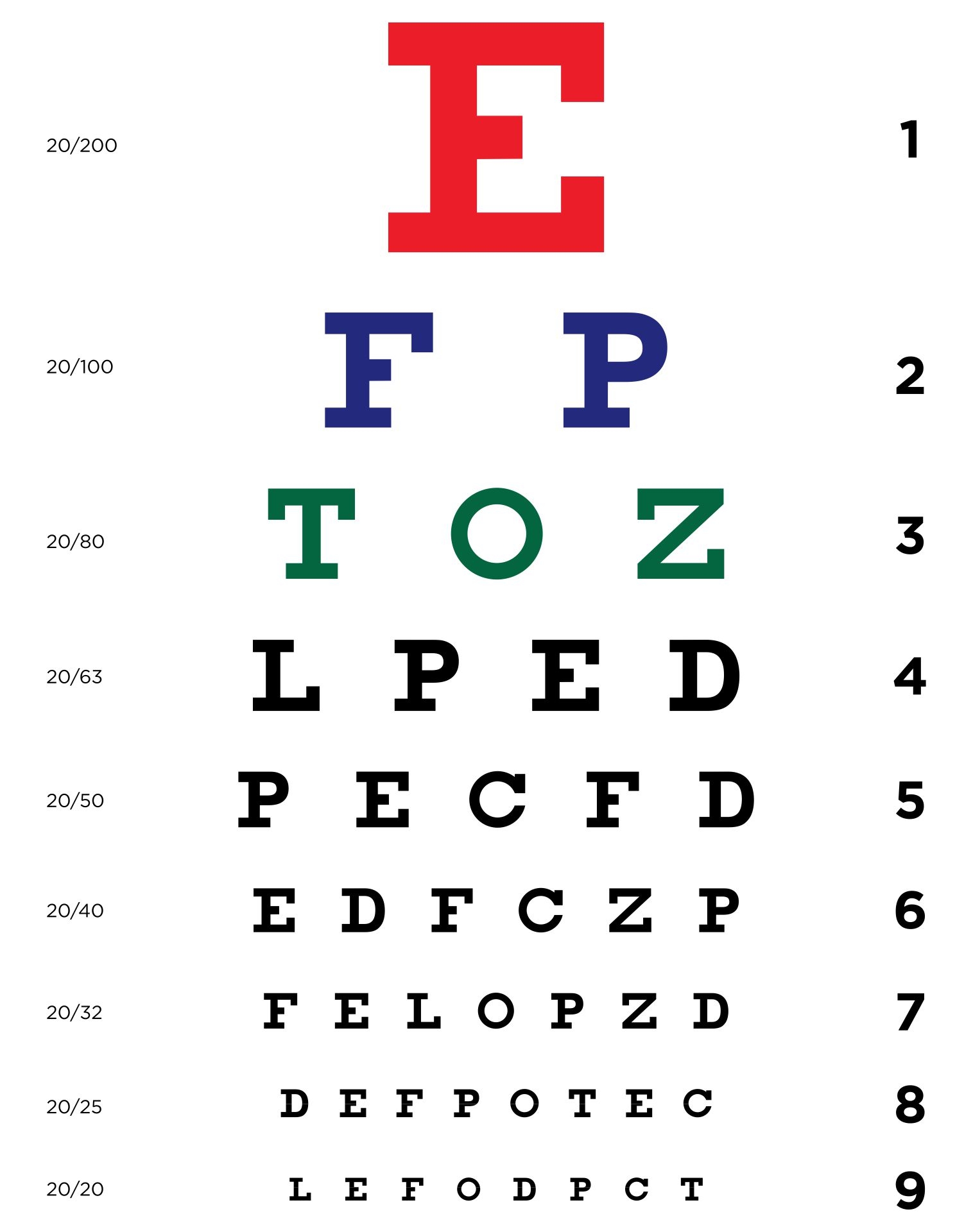 Preschool Eye Charts 10 Free PDF Printables Printablee Preschool Eye Charts 10 Free PDF Printables Printablee