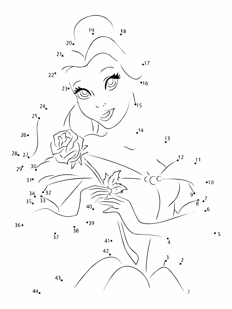Princess Dot Printables Dot To Dot Printables Connect The Dots 