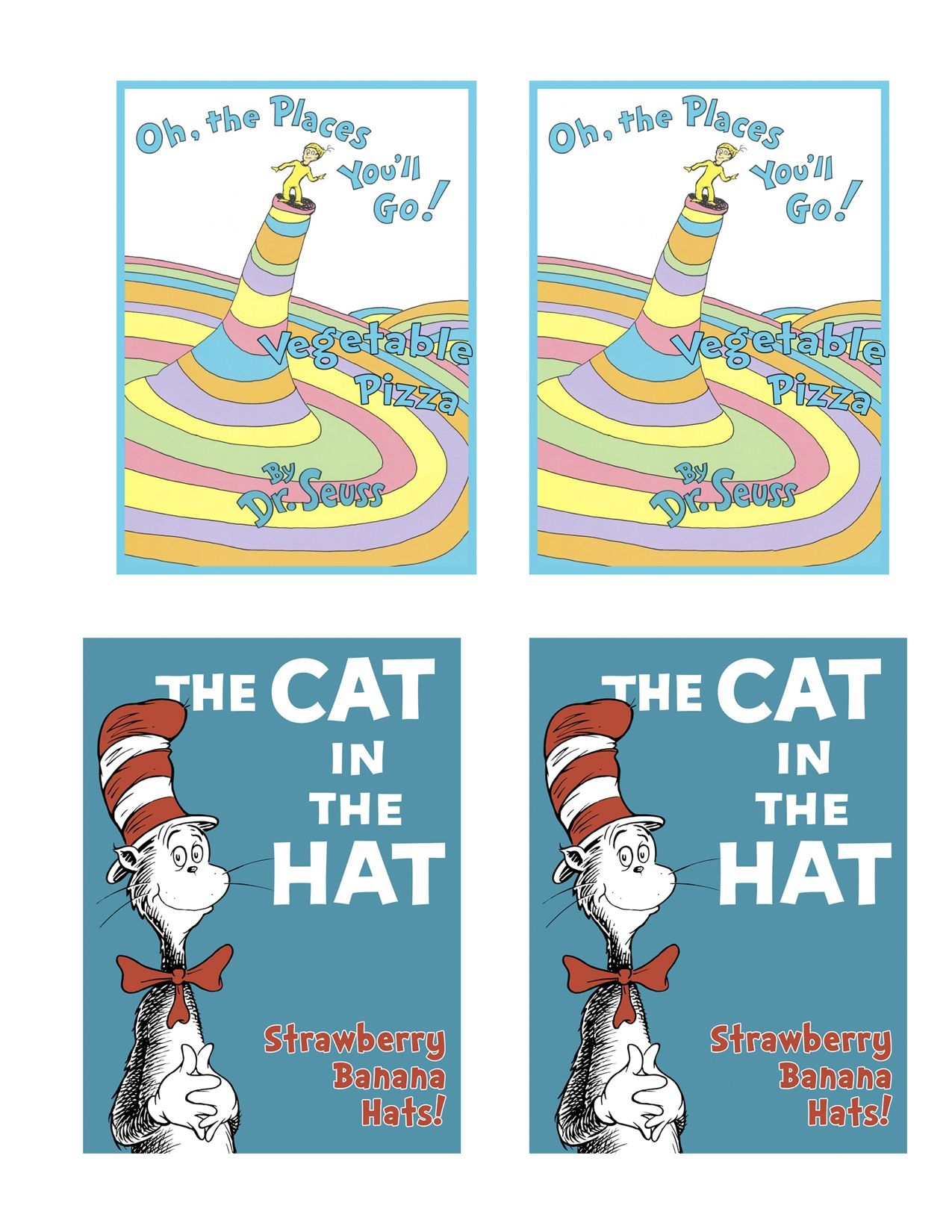 Cat In The Hat Party Printables