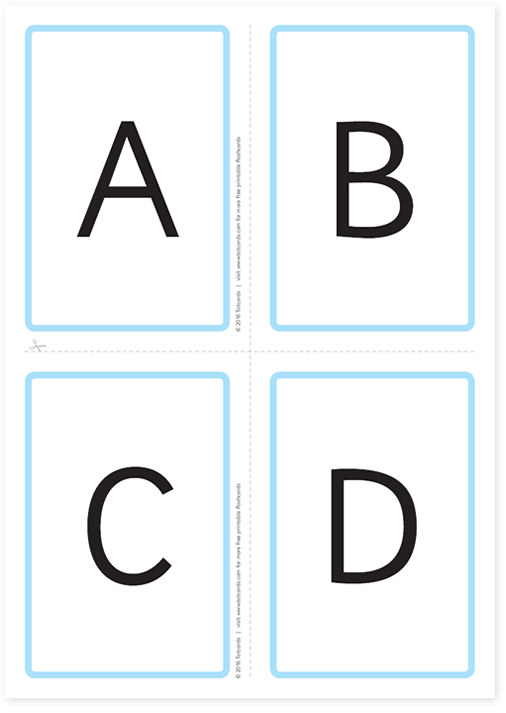 Printable Abc Flashcards Letters Only Printable Free Templates