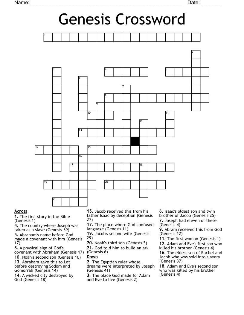 Printable Bible Crossword Puzzles With Answers At James Oneill Blog Printable Bible Crossword Puzzles With Answers At James Oneill Blog