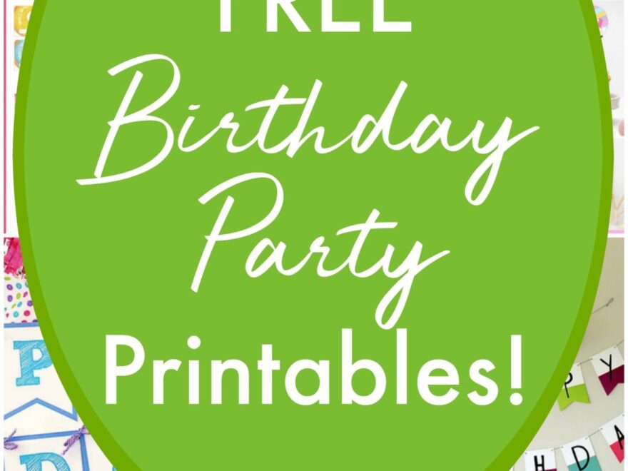 Printable Birthday Decorations