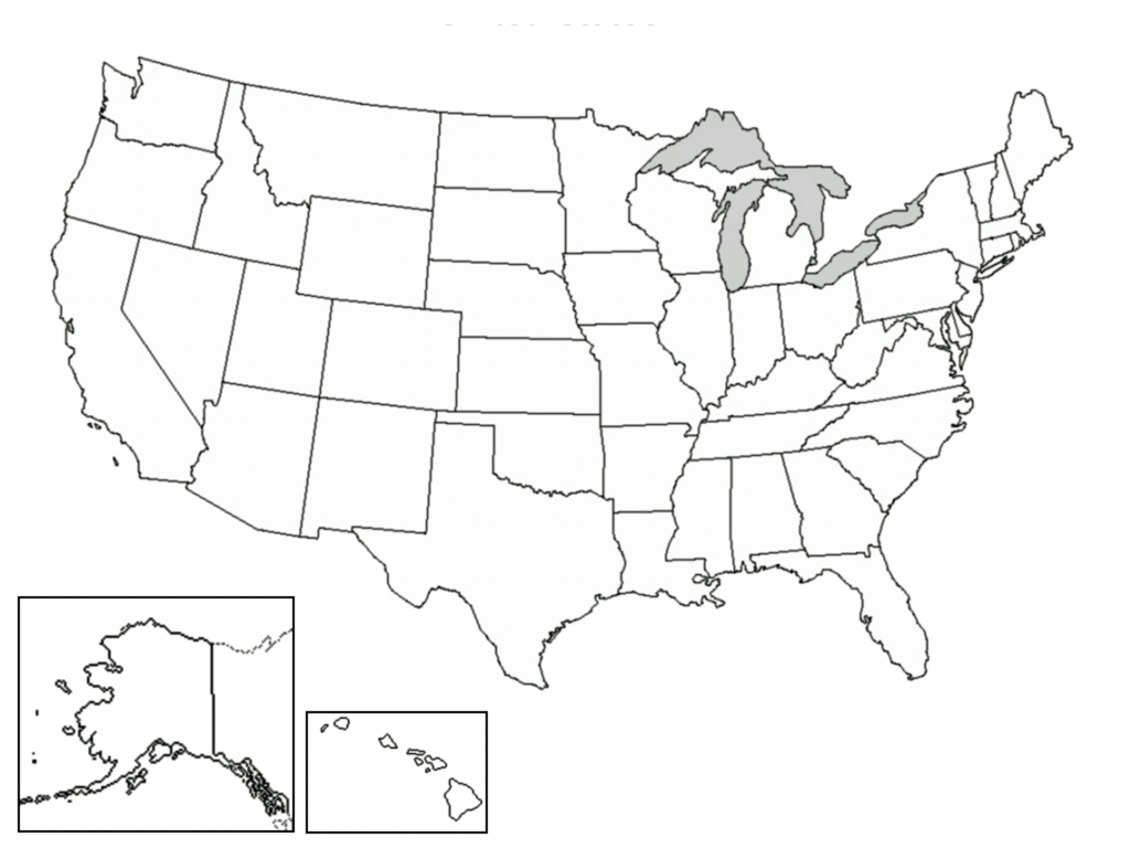 Printable Blank US Map Quiz Printable Map Of The United States