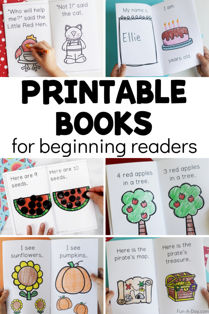 Printable Books For Preschool And Kindergarten Fillable Form 2025