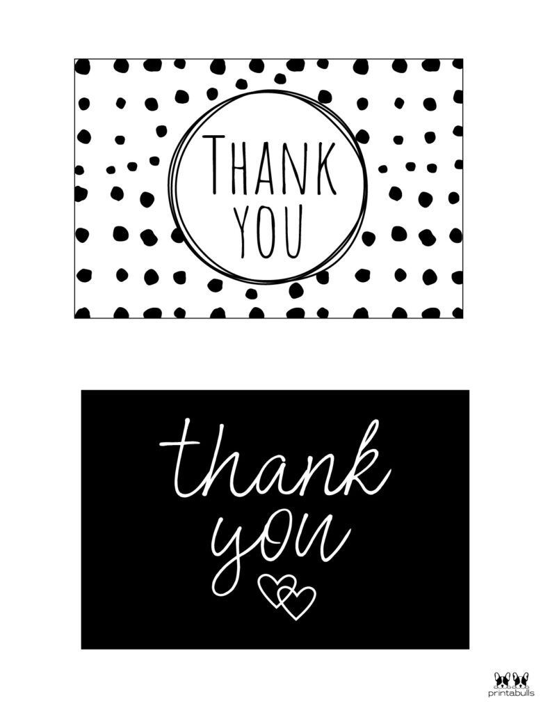 Printable Card Thank You