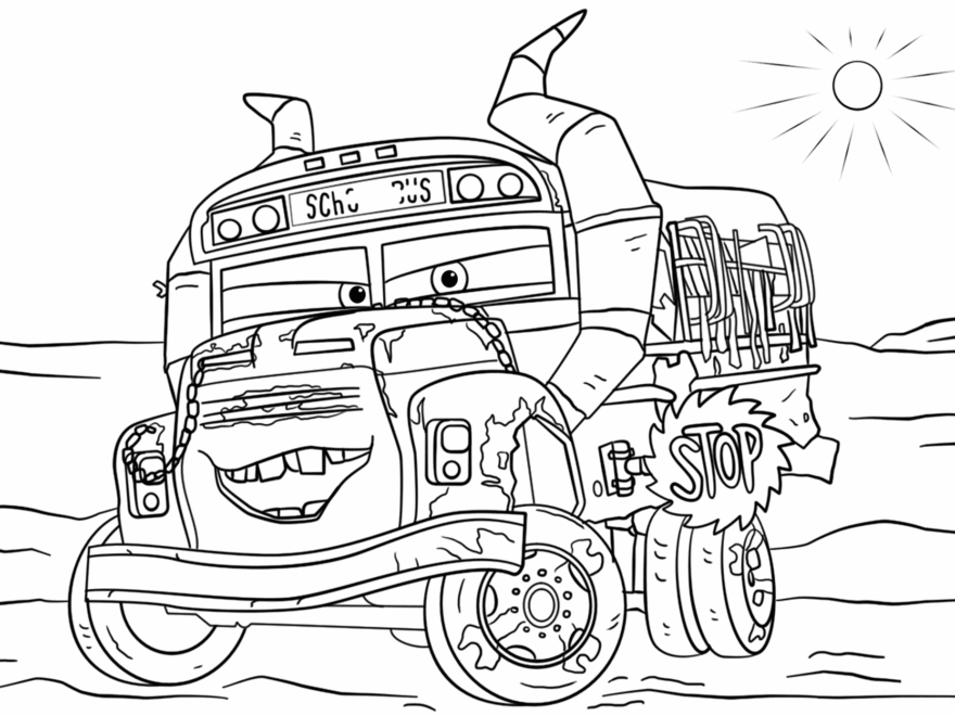 Printable Cars 3 Coloring Pages
