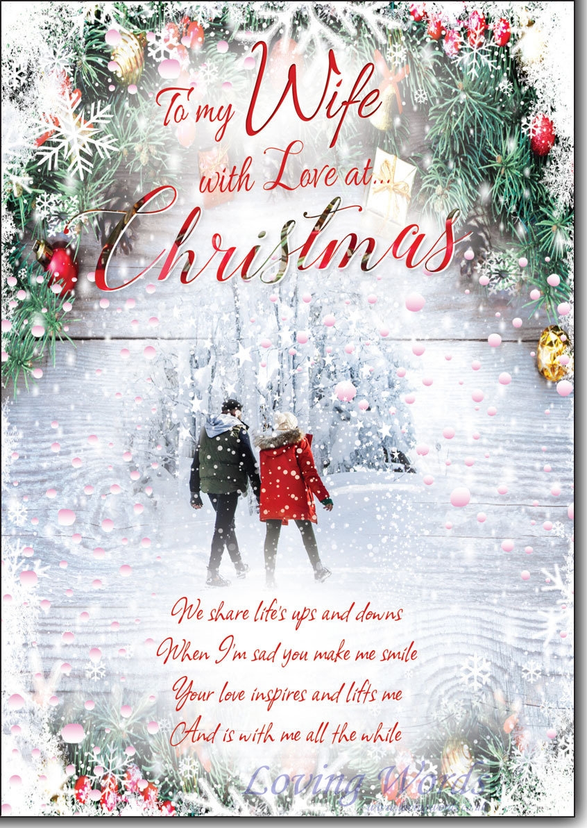 Printable Christmas Cards For Wife Printable Free Templates
