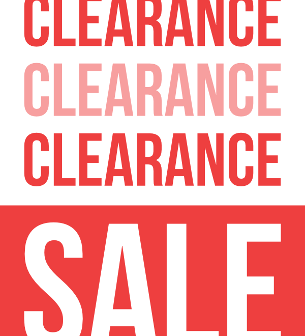 Printable Clearance Sale Sign