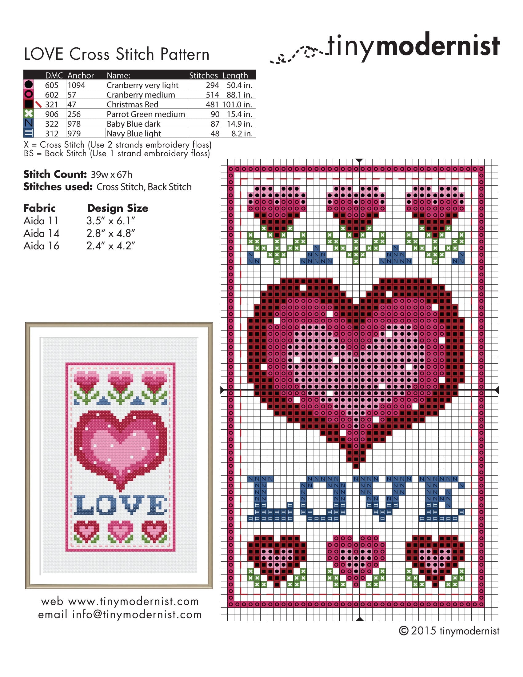 Free Abstract Printable Cross Stitch Patterns
