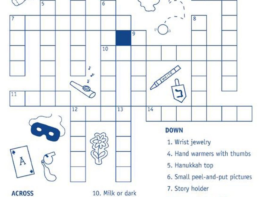 Printable Crossword Puzzles For Kids Mary Crossword Puzzles