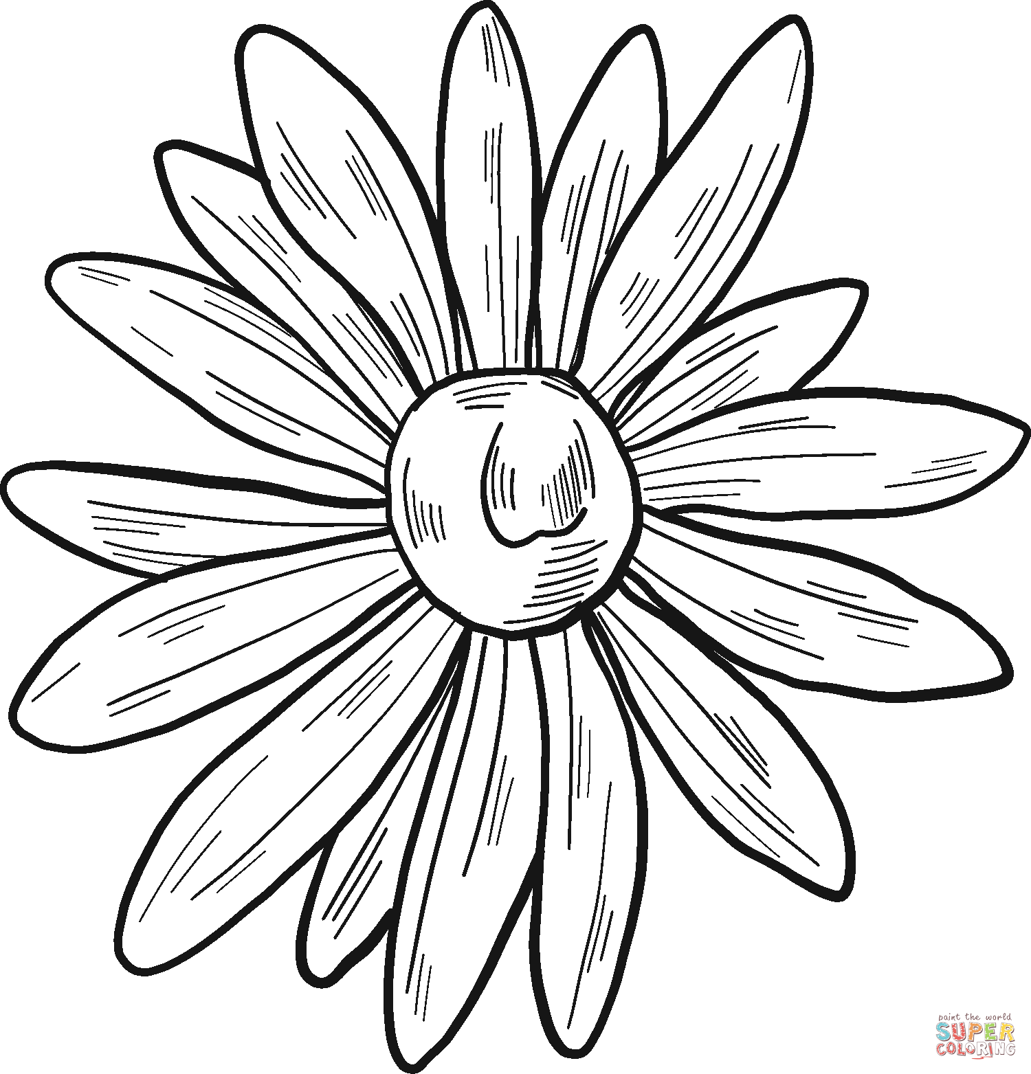 Free Printable Daisy Coloring Pages