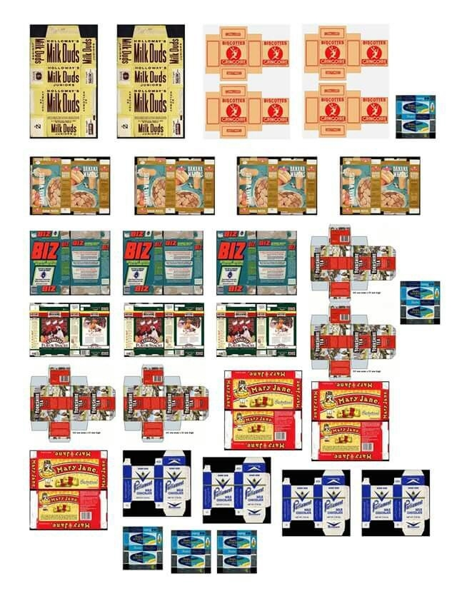 Printable Doll Food Labels