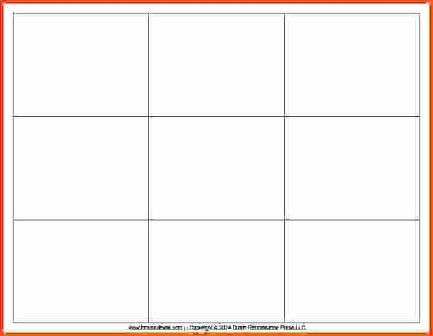 Printable Flashcard Template Google Docs