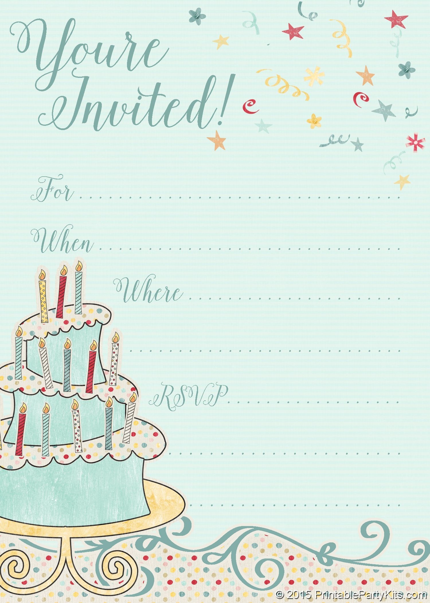 Printable Free Invitations No Design Skills Are Needed Printable 