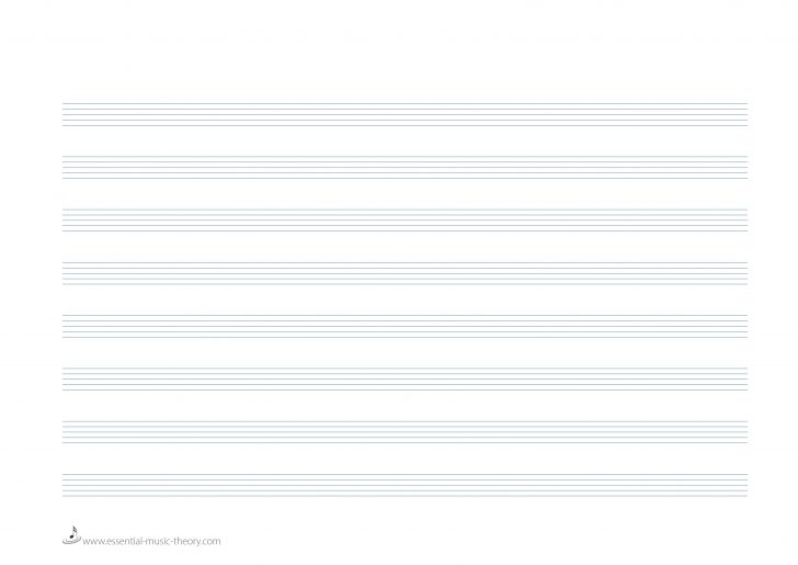 Printable Grand Staff Manuscript Paper Issejs