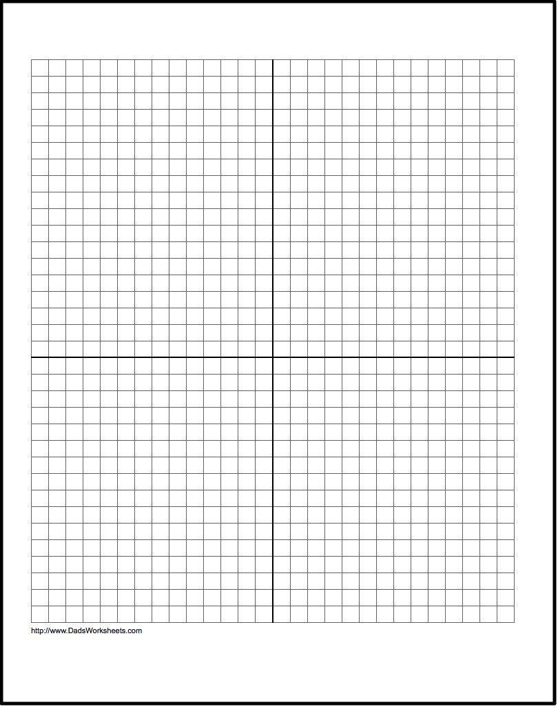 Printable Graph Paper With Numbers