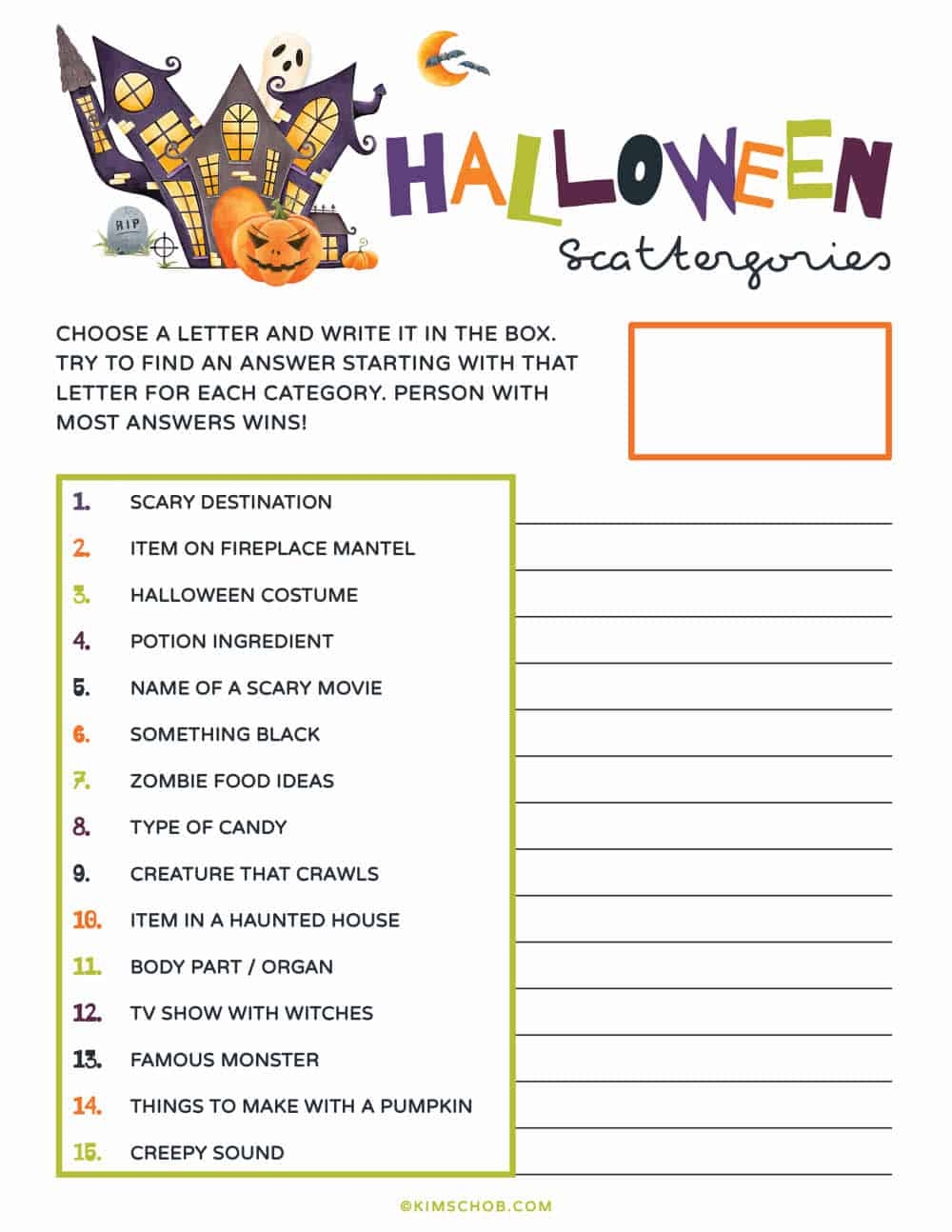 Printable Halloween Games Printable Free Templates