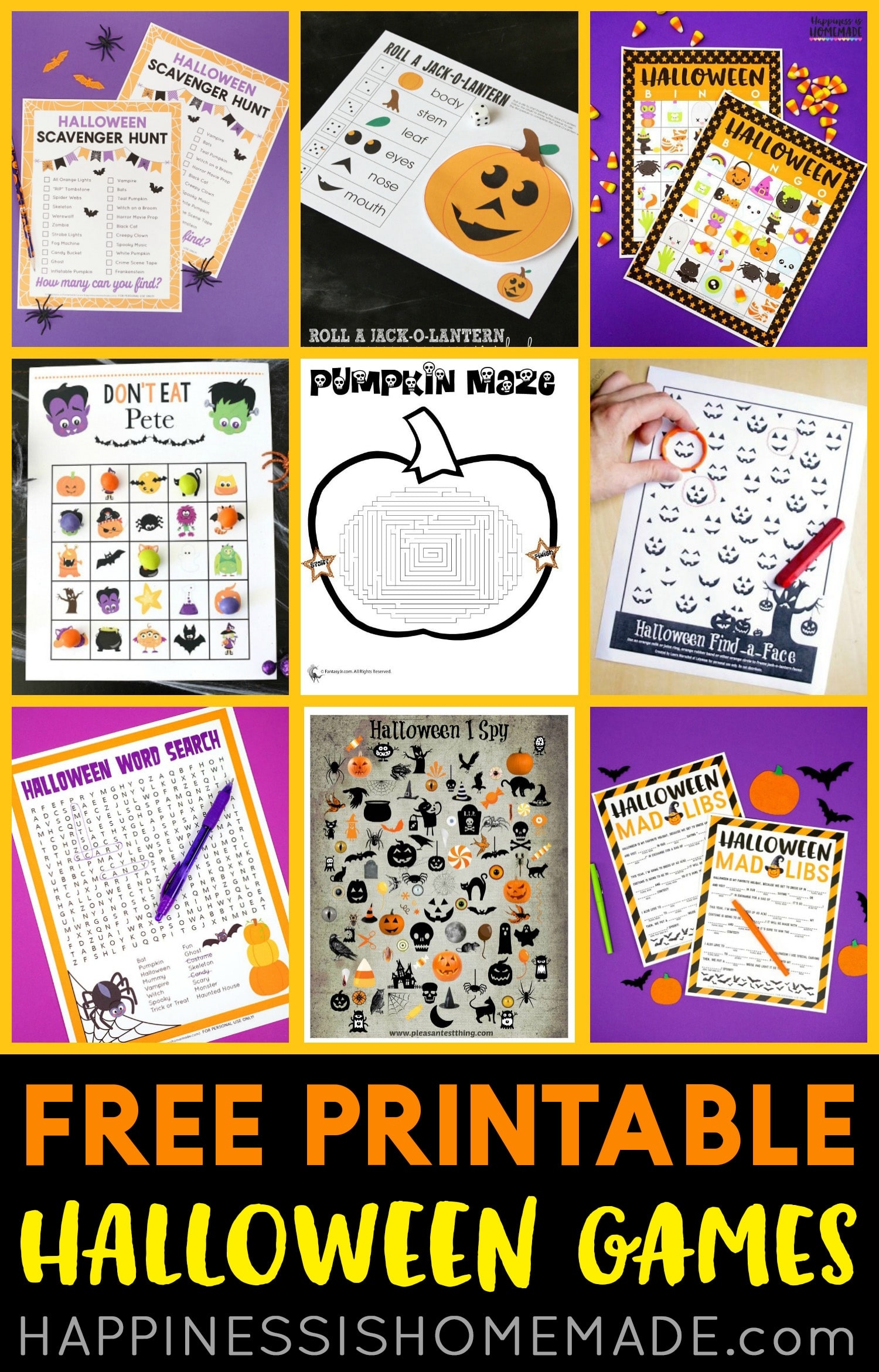 Printable Halloween Games Printable Free Templates