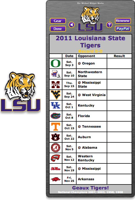 Lsu 2025 Football Schedule Printable