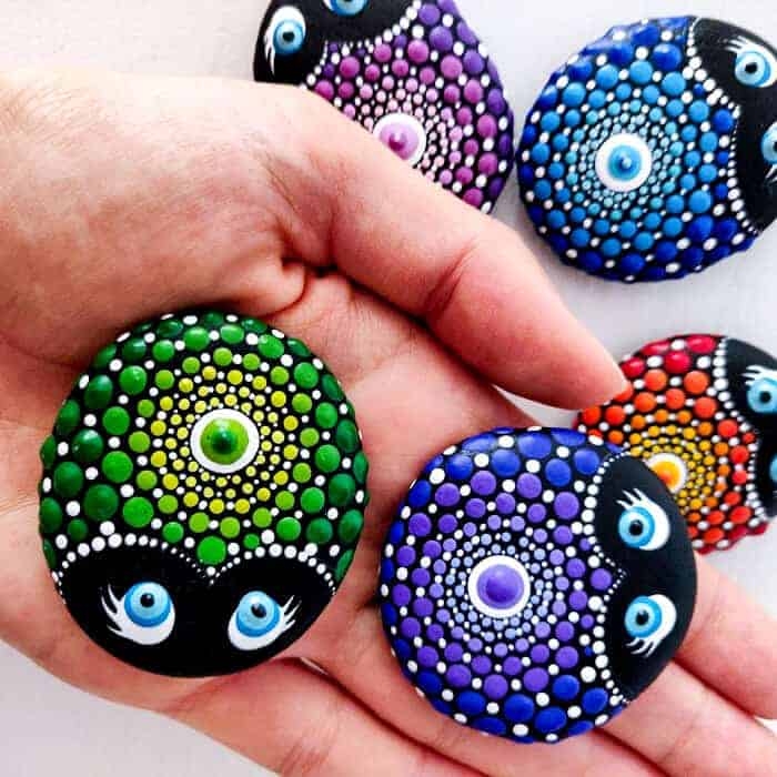 Printable Mandala Rock Patterns Free Coloring Pages