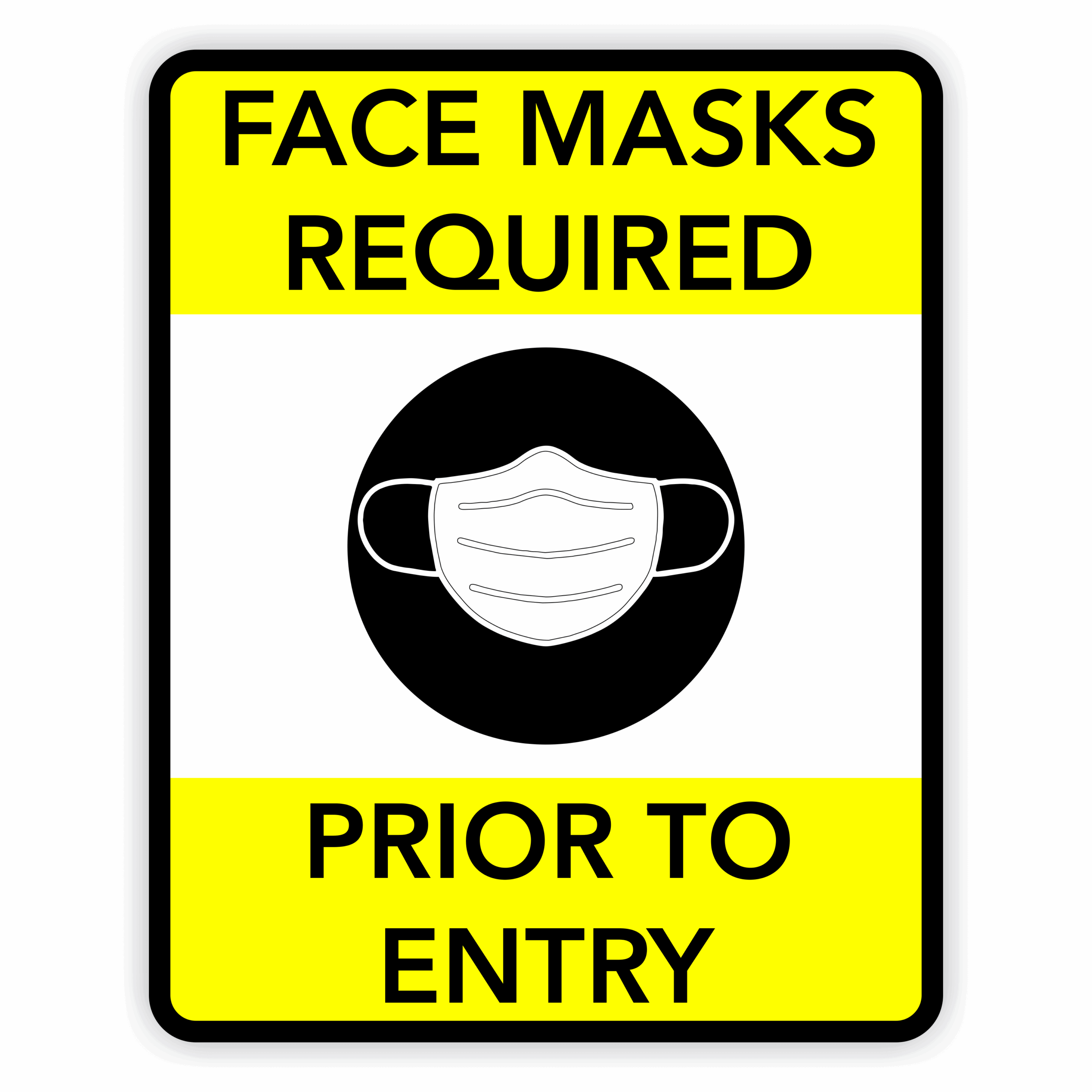 Printable Mask Required Sign